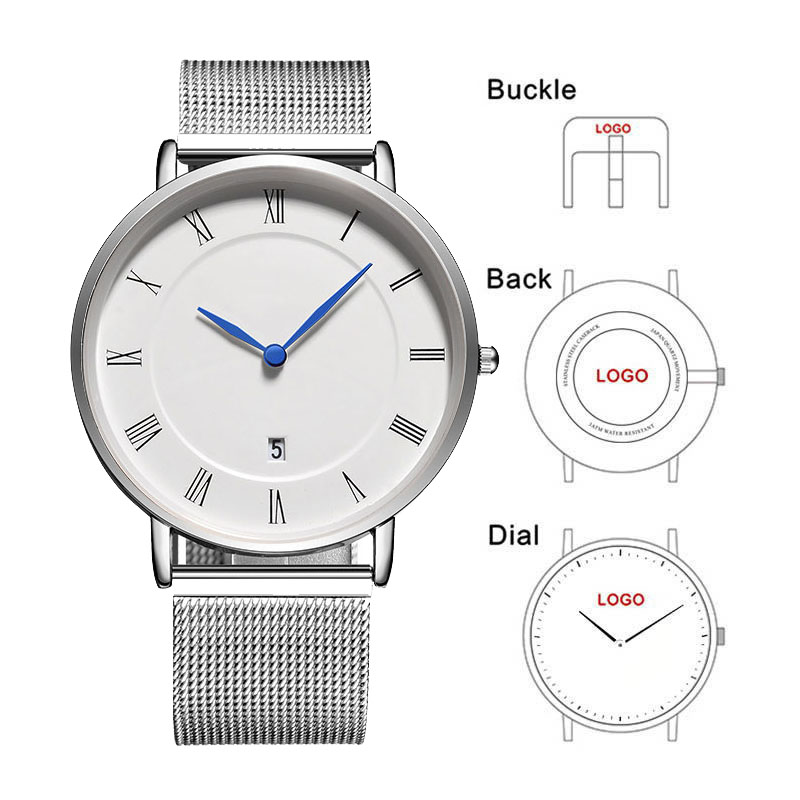 Stainless Mesh Band - B-8210N Riem van roestvrij staal met