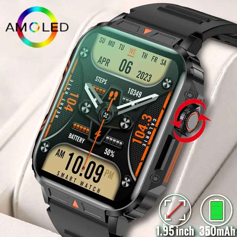 Smartwatch Face - 1.91 Outdoor Militaire Smart Watch Mannen