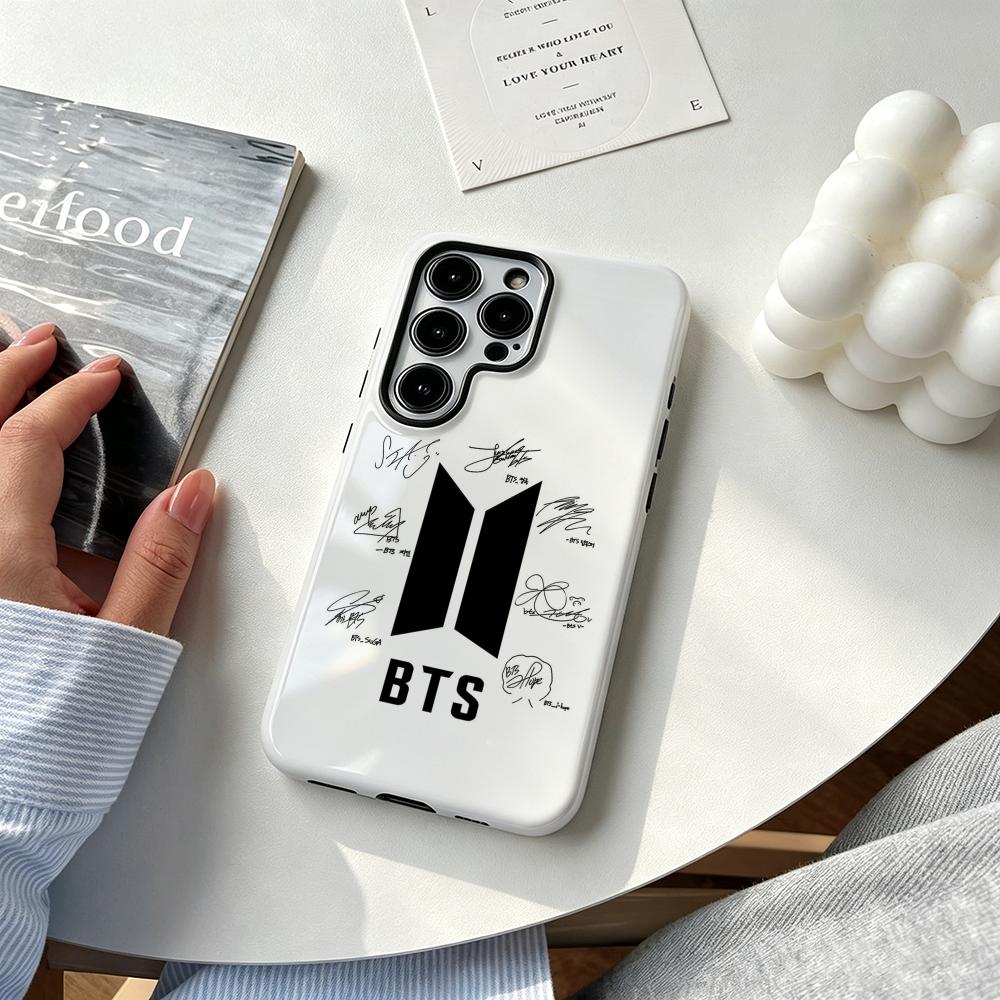 Samsung Galaxy S24 - Stoer kogelvrij BTS BOYS telefoonhoesje voor