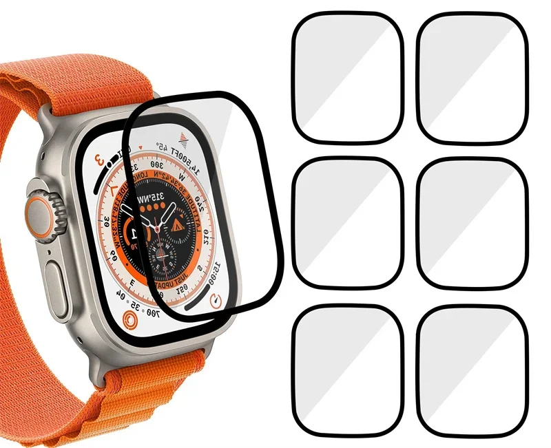 Smartwatch Icon - 3D gehard glas screenprotector geschikt voor