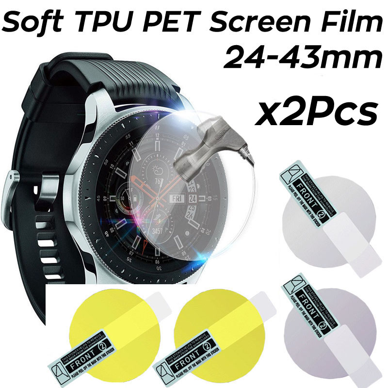 Smartwatch Icon - 2 Stuks Zachte Hydrogel Film Anti-Kras