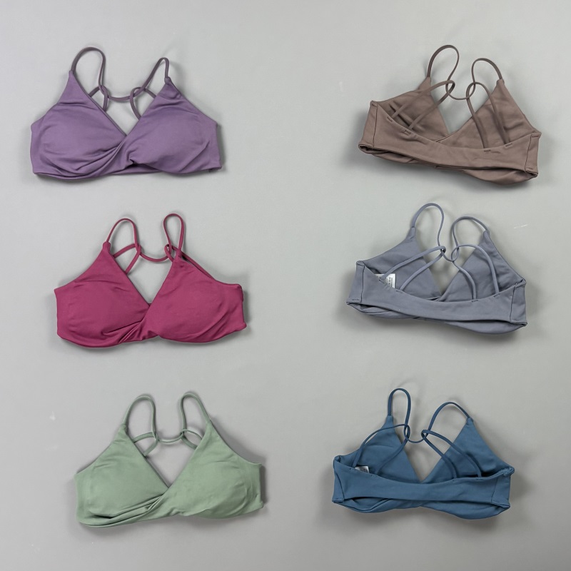 Rugged Sport Strap - Sportbeha voor dames, V-hals, gedraaide voorkant,