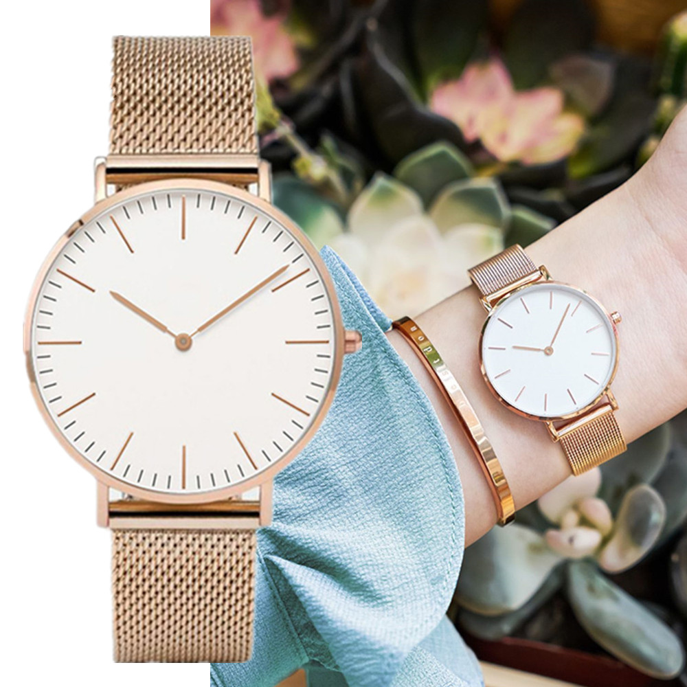 Stainless Mesh Band - Topmerk Luxe Horloges Vrouwen Mode Rvs