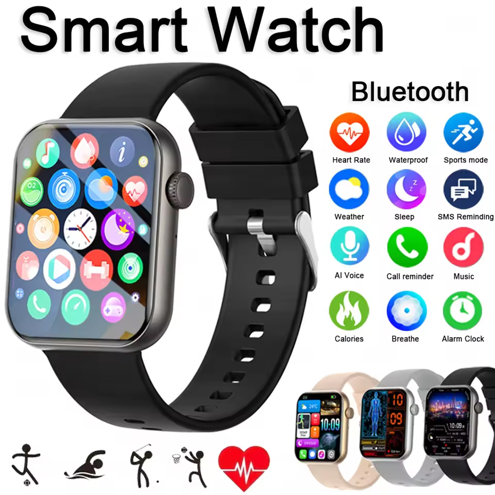 Smartwatch Face - Origineel Heren Smartwatch Fitness Tracker BT