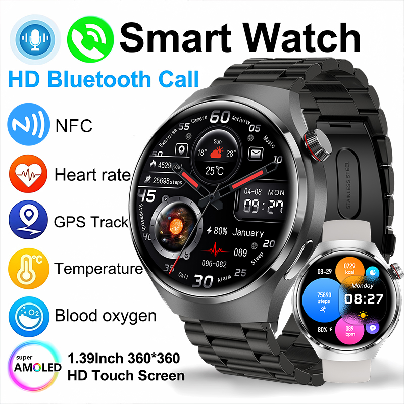 Smartwatch Face - 2026 Nieuwe Smartwatch Hartslagmeter Gezondheidsmonitor Bluetooth