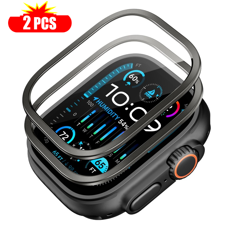 Smartwatch Watch Accessories For Women - 2 stuks Gehard Glas voor Apple