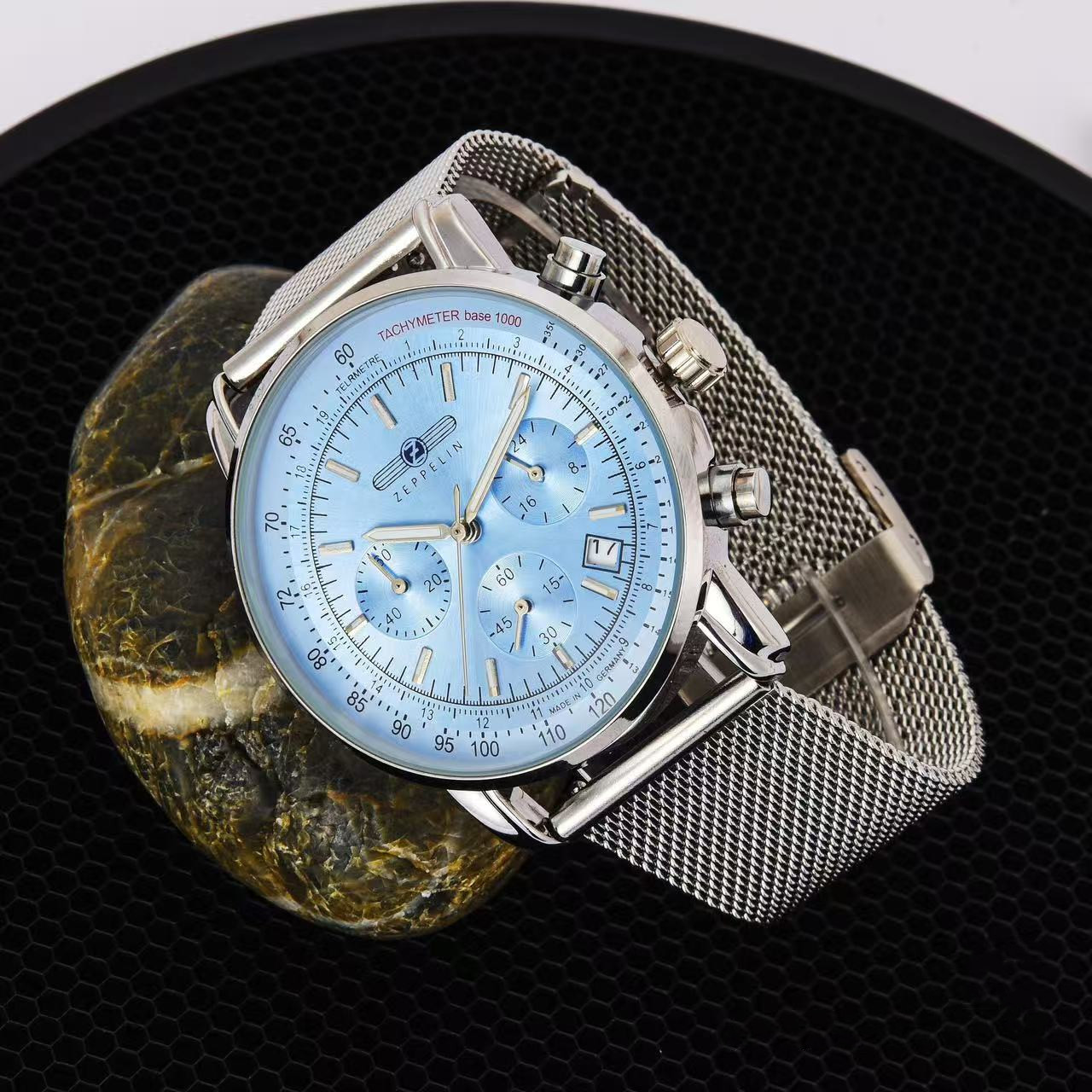 Stainless Mesh Band - 2026 Nieuwe Collectie Zeppelin Heren Quartz