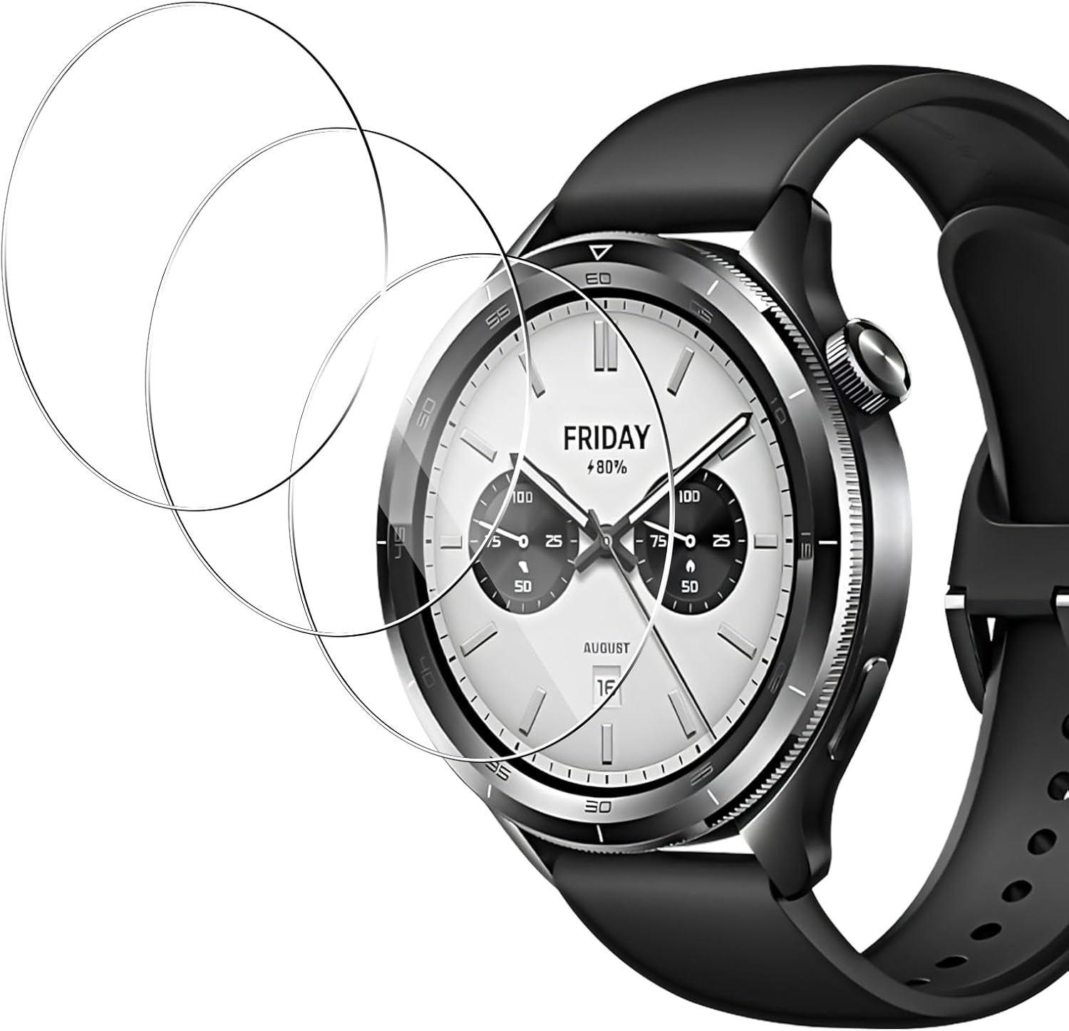 3PCS Gehard Glas Smartwatch Sc - Xiaomi Smartwatch S4 Accessories recensie en prijs