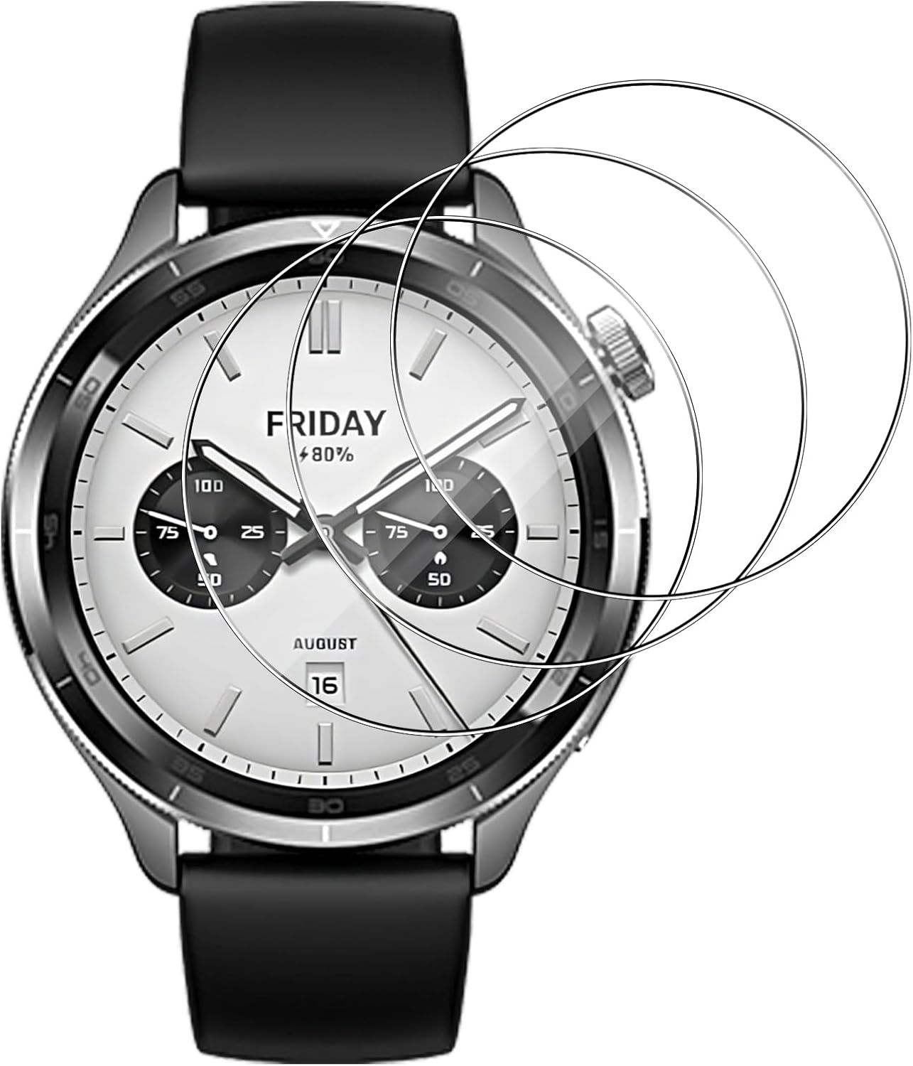 3PCS Gehard Glas Smartwatch Sc - Xiaomi Smartwatch S4 Accessories recensie en prijs
