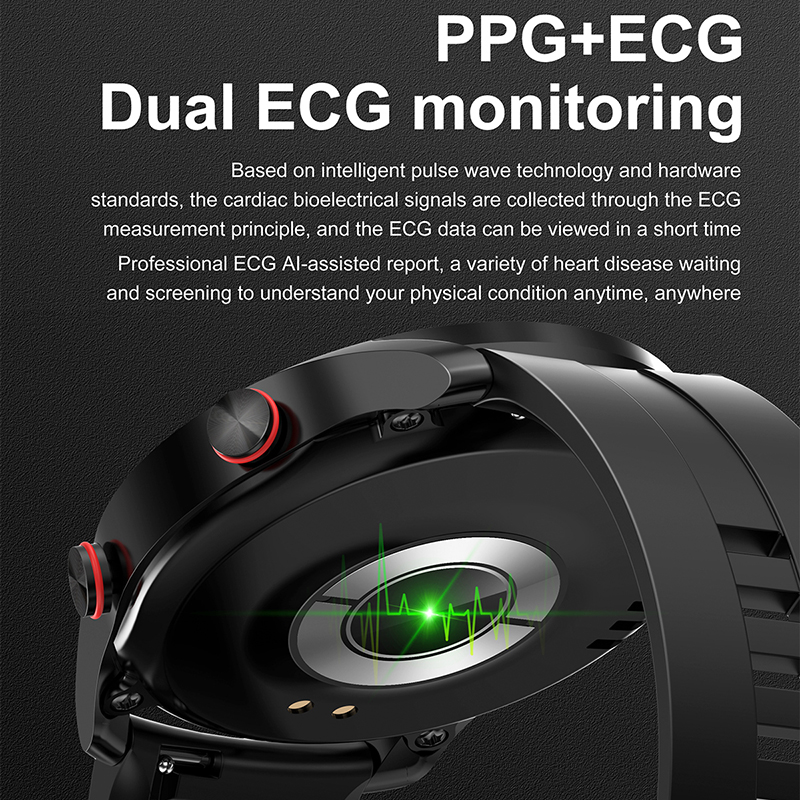 ECG + PPG Bluetooth Oproep Sma - Smartwatch Face recensie en prijs