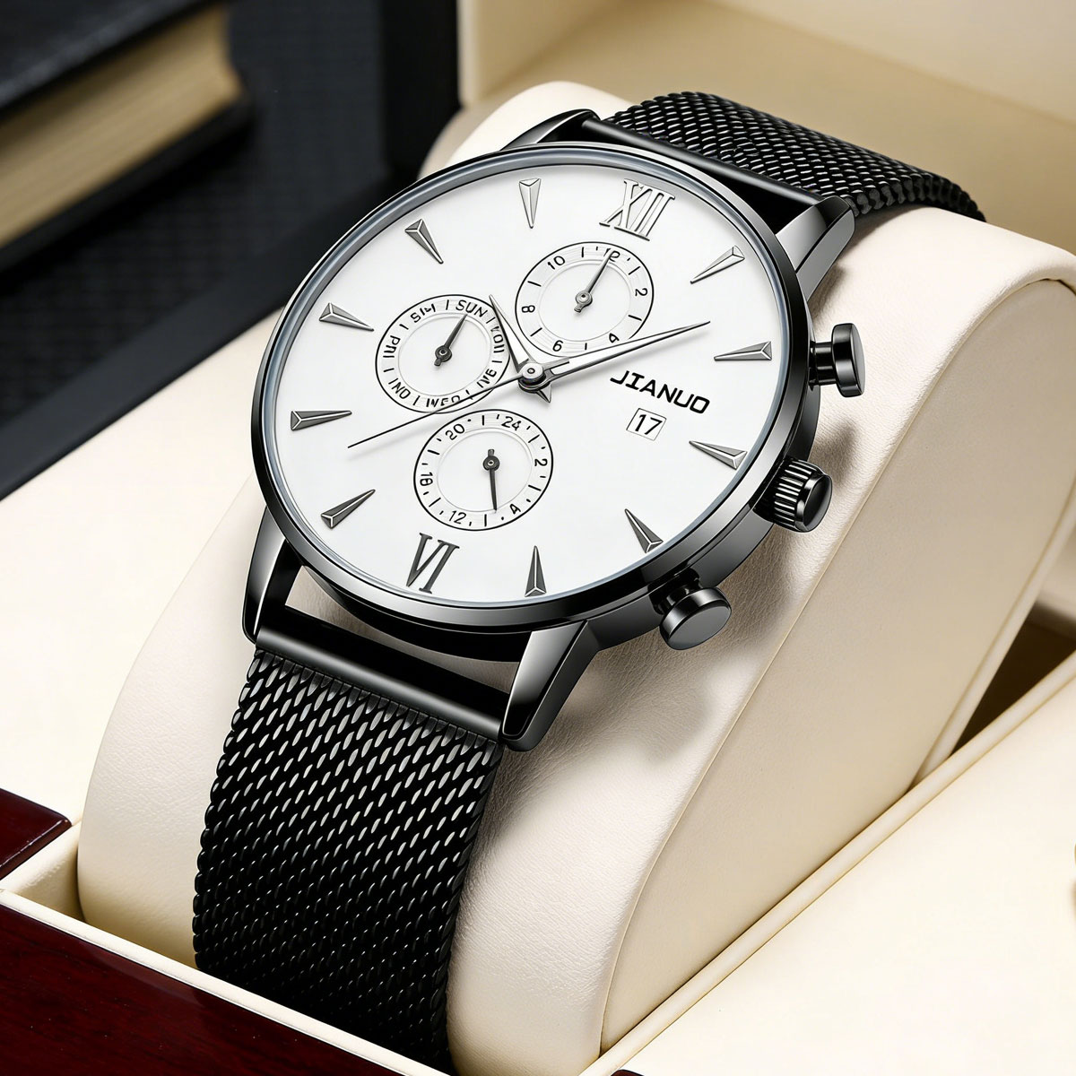 Trendy casual herenhorloge met - Stainless Mesh Band recensie en prijs