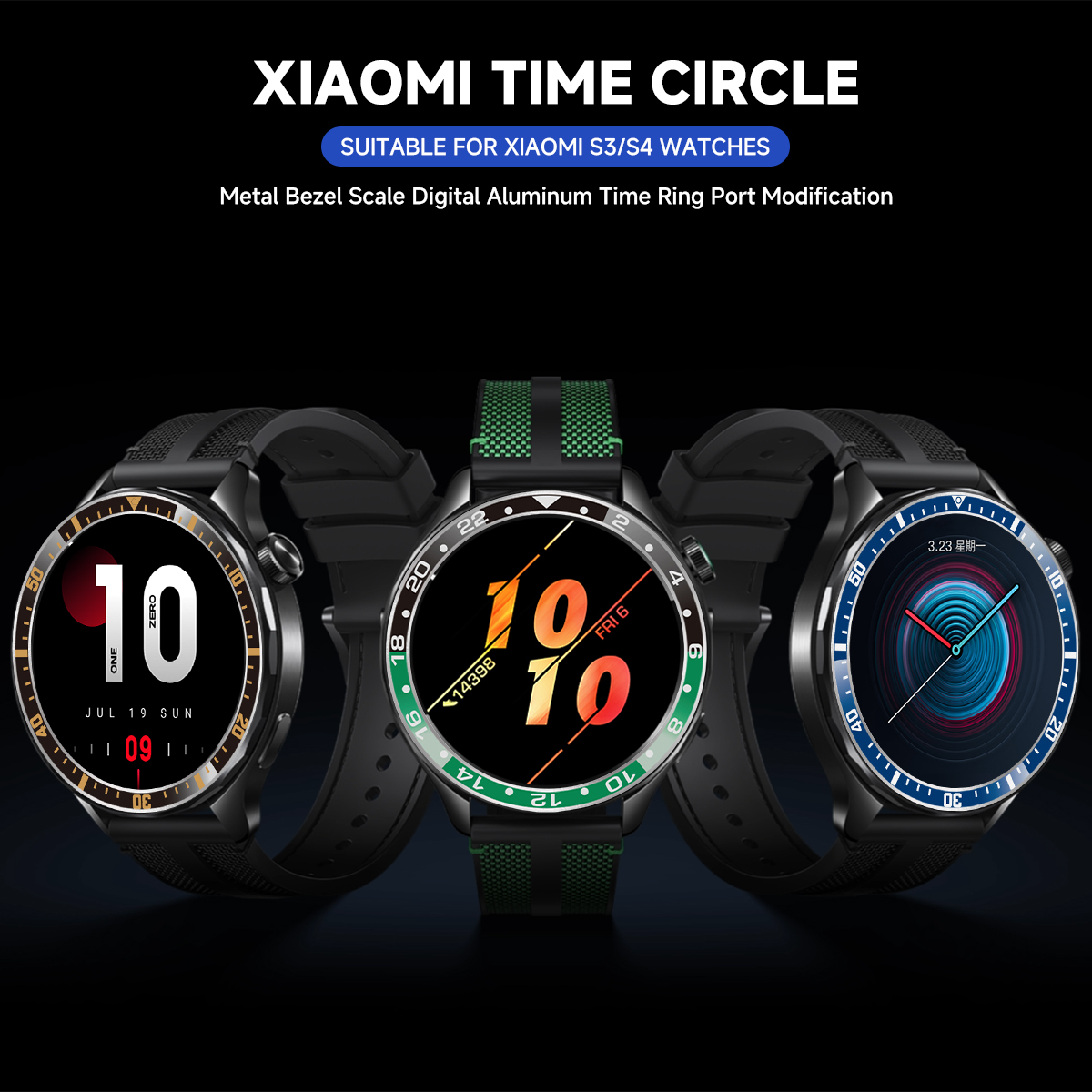 Stalen Bezel Ringen Voor Xiaom - Xiaomi Smartwatch S4 Accessories recensie en prijs