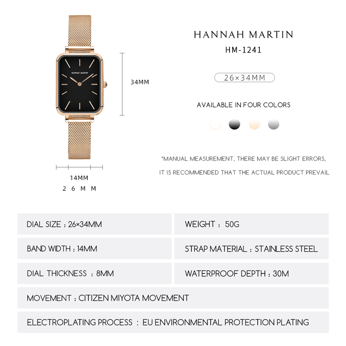 Rechthoek ultradunne Scandinav - Stainless Mesh Band recensie en prijs