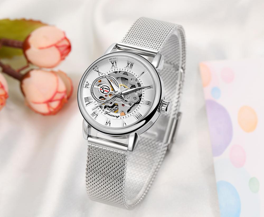 Reloj Mujer Forsining Mode Vro - Stainless Mesh Band recensie en prijs