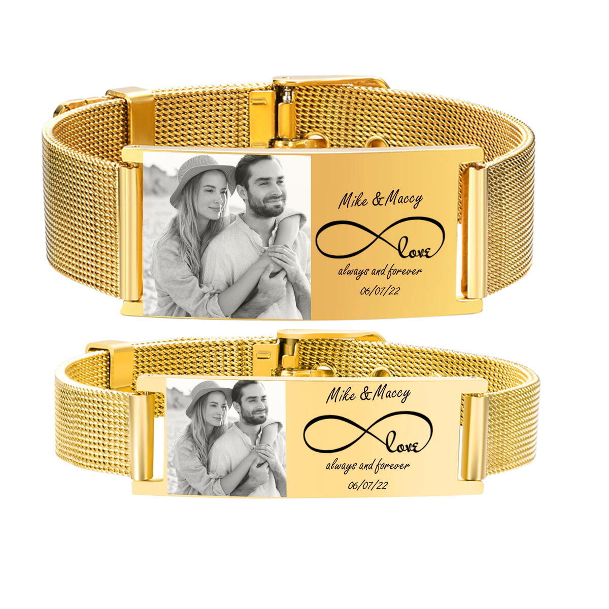 Gepersonaliseerde Id Armband V - Stainless Mesh Band recensie en prijs