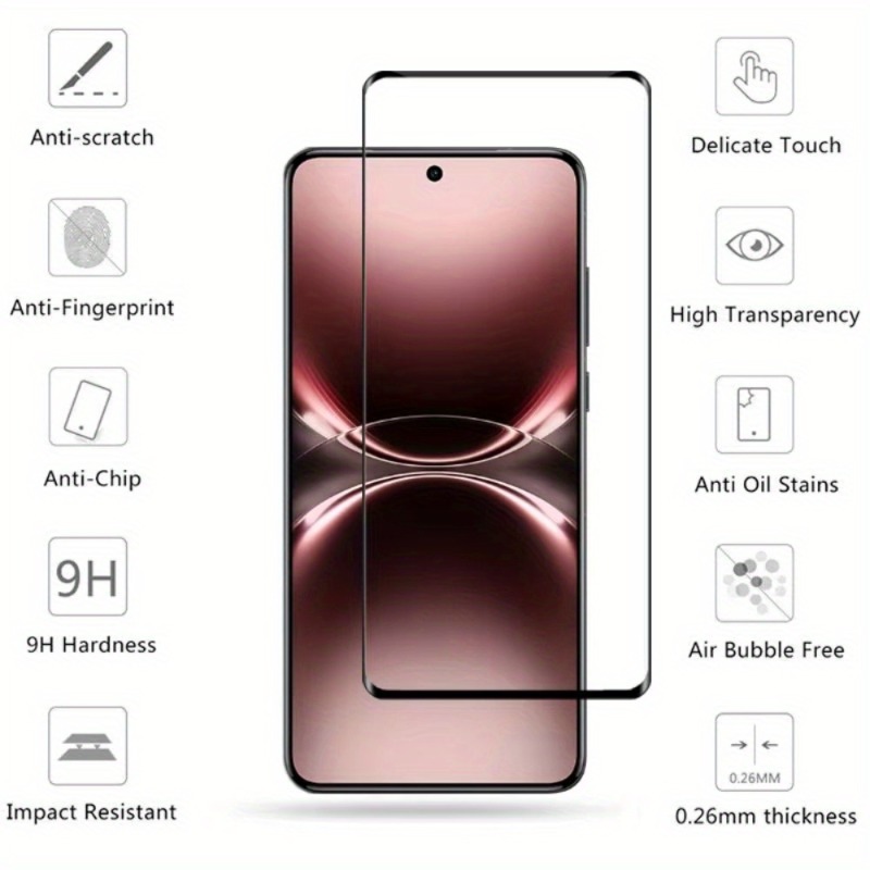 3 Stuks Gebogen Gehard Glas Sc - Vivo X200 recensie en prijs