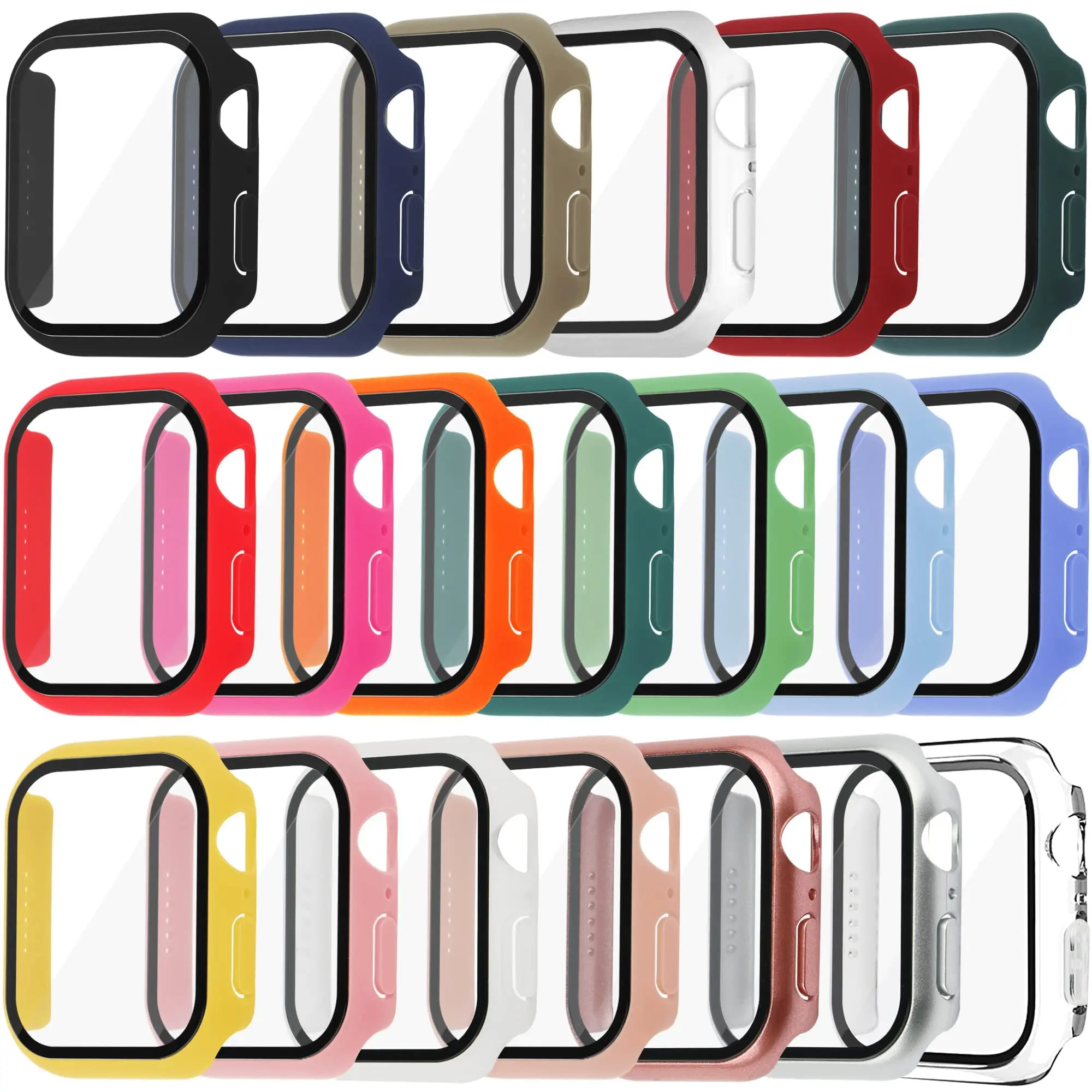 Gehard glas + cover voor Apple - Smartwatch Band Accessories recensie en prijs