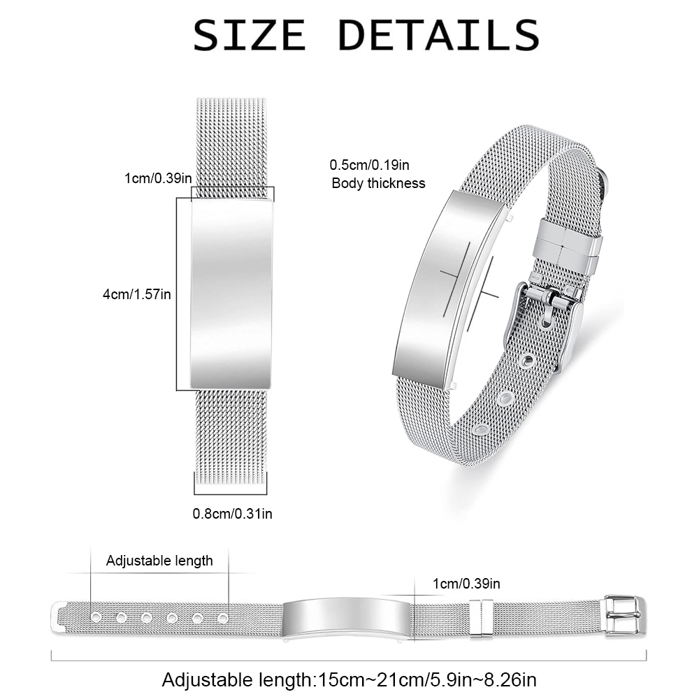 Crematie Sieraden Urn Armband  - Stainless Mesh Band recensie en prijs