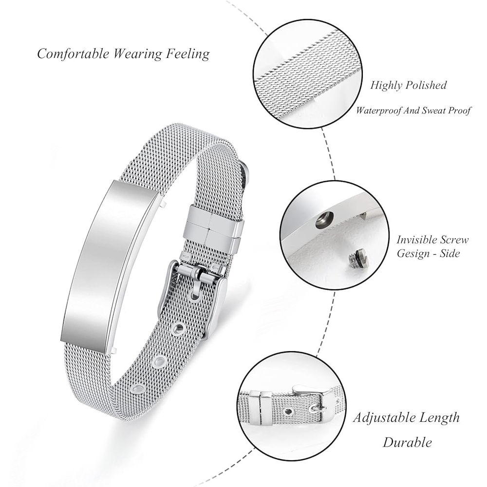 Crematie Sieraden Urn Armband  - Stainless Mesh Band recensie en prijs