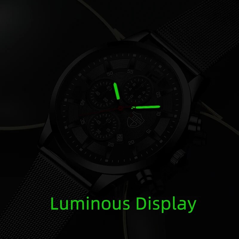 Deyros Heren Mode Minimalistis - Stainless Mesh Band recensie en prijs