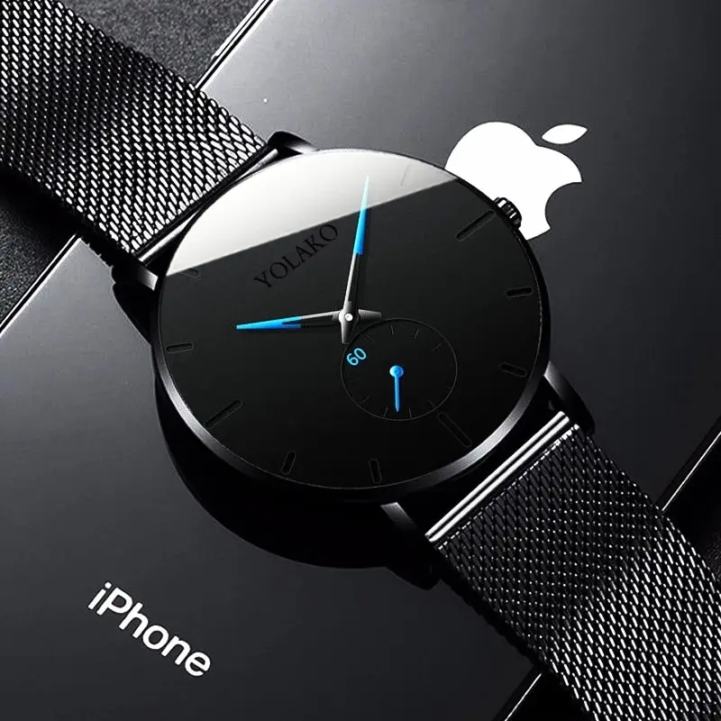 YOLAKO Herenmode Minimalistisc - Stainless Mesh Band recensie en prijs