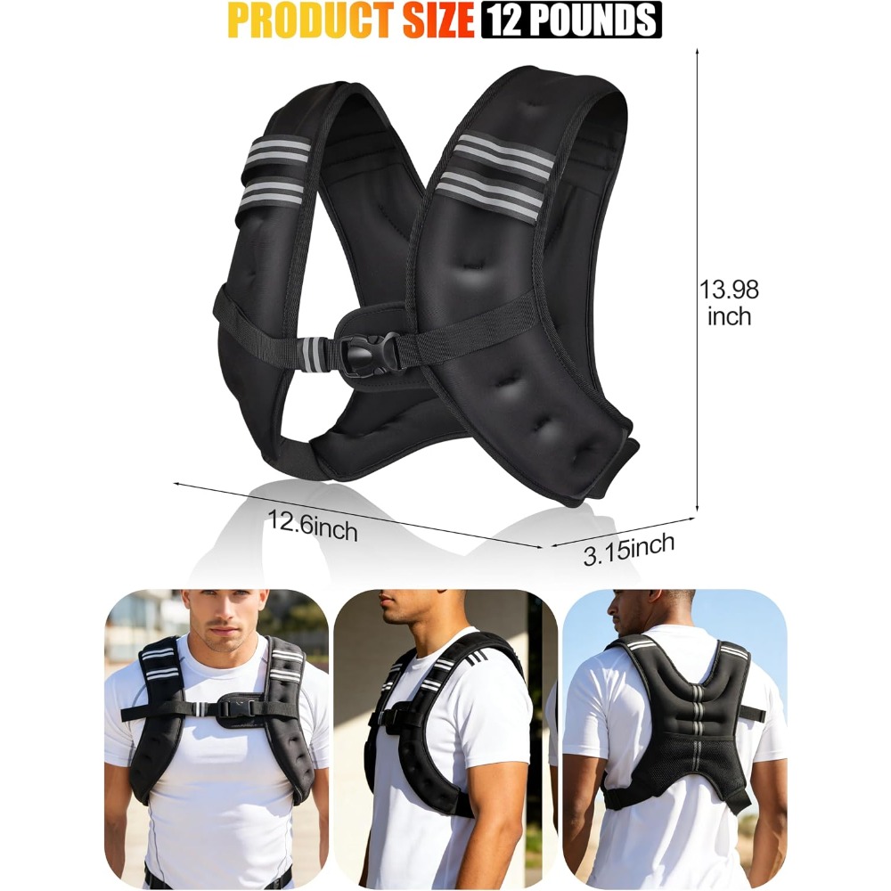 Fitness Gewogen Vest Voorgevul - Rugged Sport Strap recensie en prijs