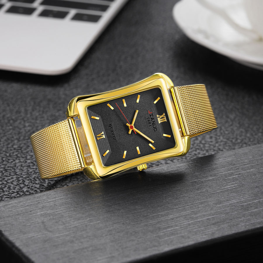 2024 Nieuwe Trendy Heren Vierk - Stainless Mesh Band recensie en prijs