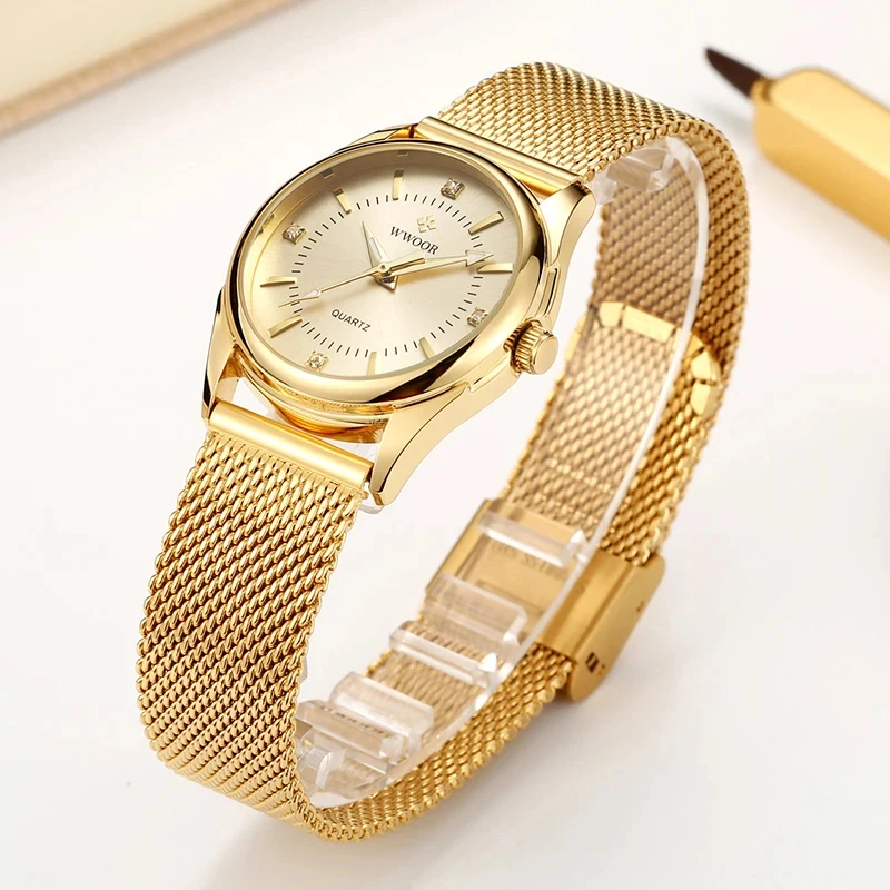 WWOOR Luxe Merk Jurk Gouden Ho - Stainless Mesh Band recensie en prijs