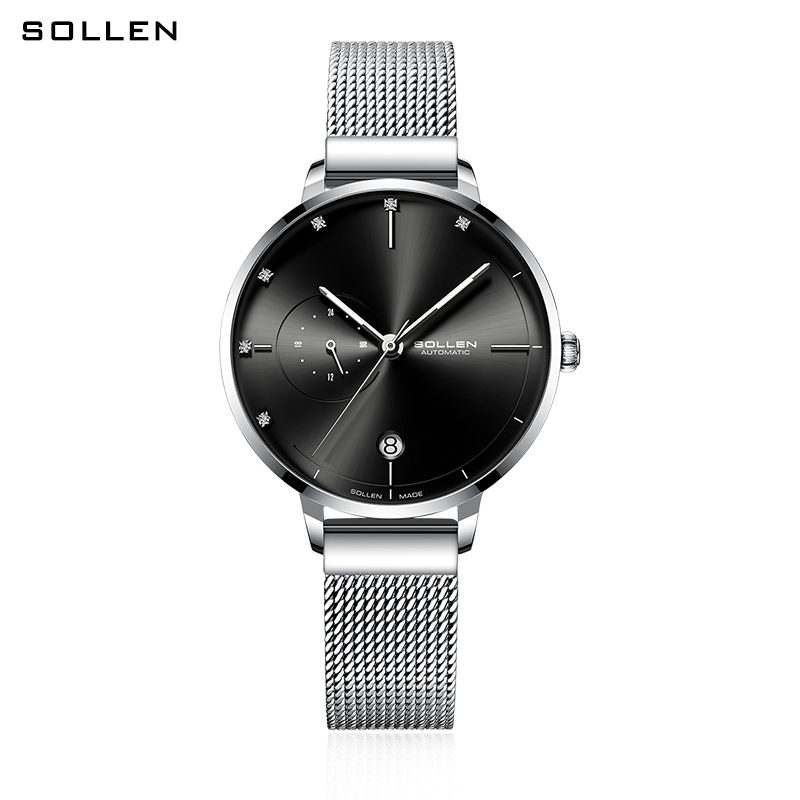 SOLLEN-Automatische Mechanisch - Stainless Mesh Band recensie en prijs